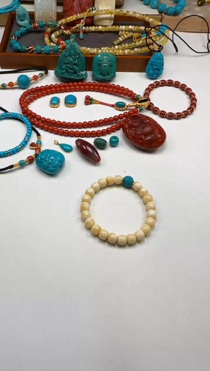 裸石蜜蜡未镶嵌万***~手串手串