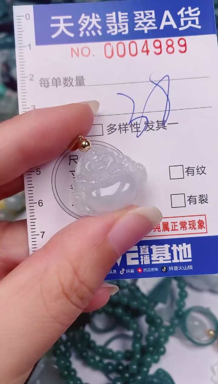 颈饰未镶嵌翡翠00004989