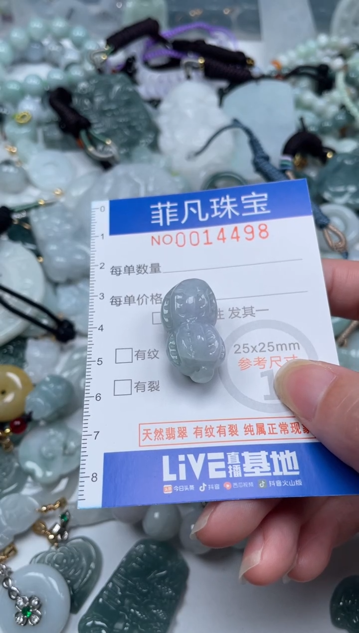 颈饰未镶嵌翡翠14498