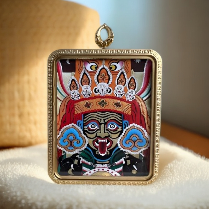 唐卡扎基拉姆 本尊 吊坠 藏式