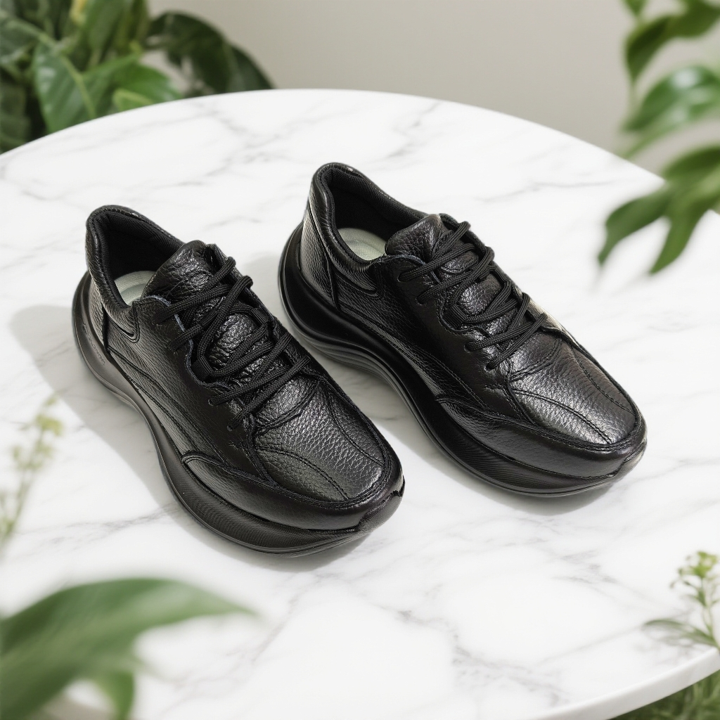 【四季款】【加绒款】男士运动休闲皮鞋头层牛皮软底软面轻便健步鞋