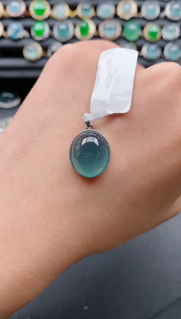 【闪购商品】翡翠戒指银S925镶嵌11111