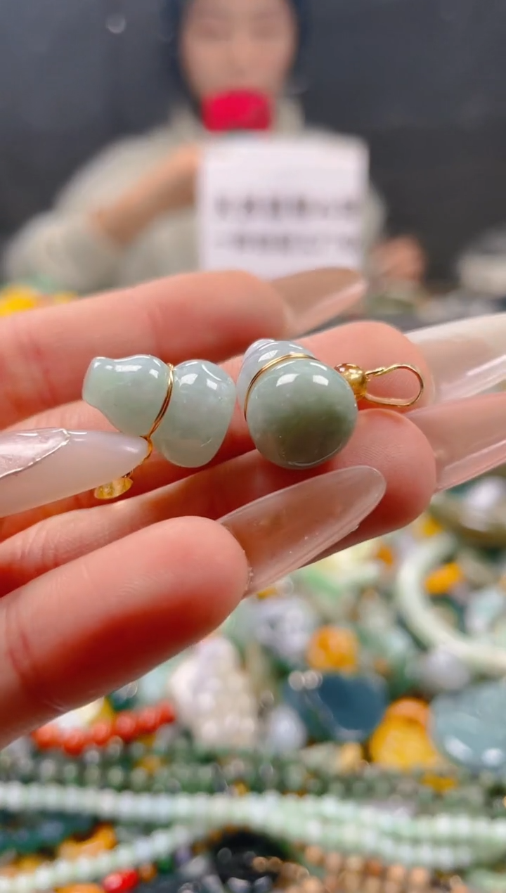 【闪购商品】翡翠颈饰未镶嵌/L/翡翠A货一图一物