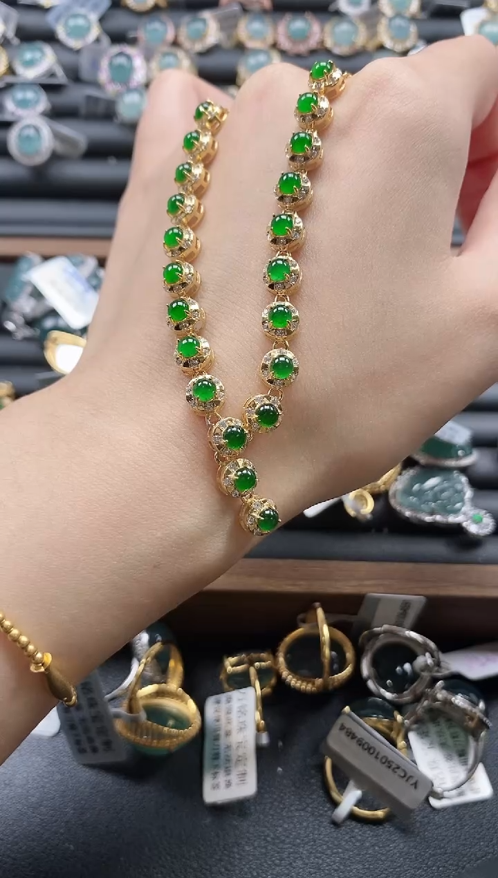 【闪购商品】翡翠戒指银S925镶嵌51511