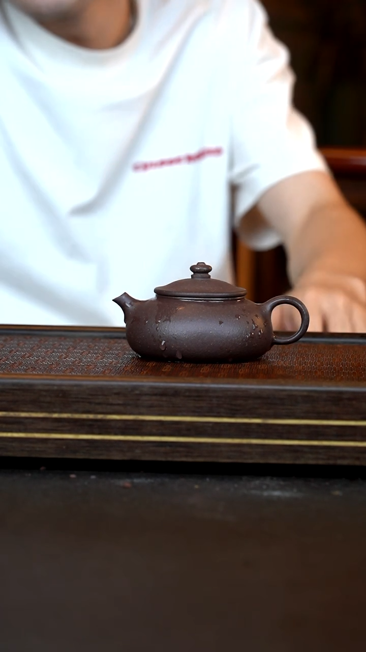 茶壶紫砂CZP   大水潭天青泥    寒江    160cc