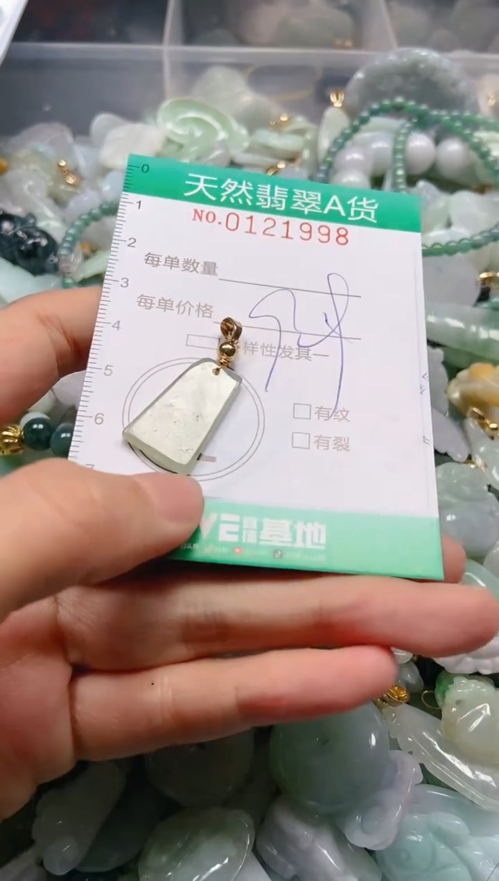 翡翠未镶嵌颈饰闪购0121998