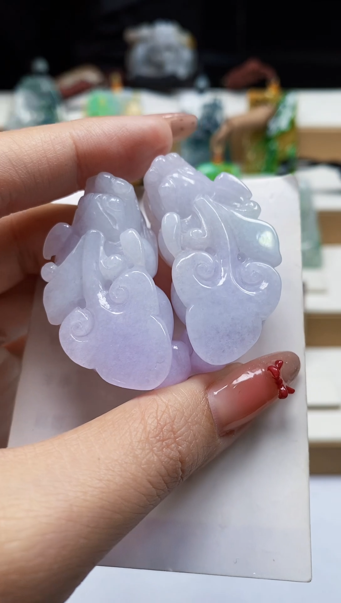 颈饰未镶嵌翡翠翡翠A货