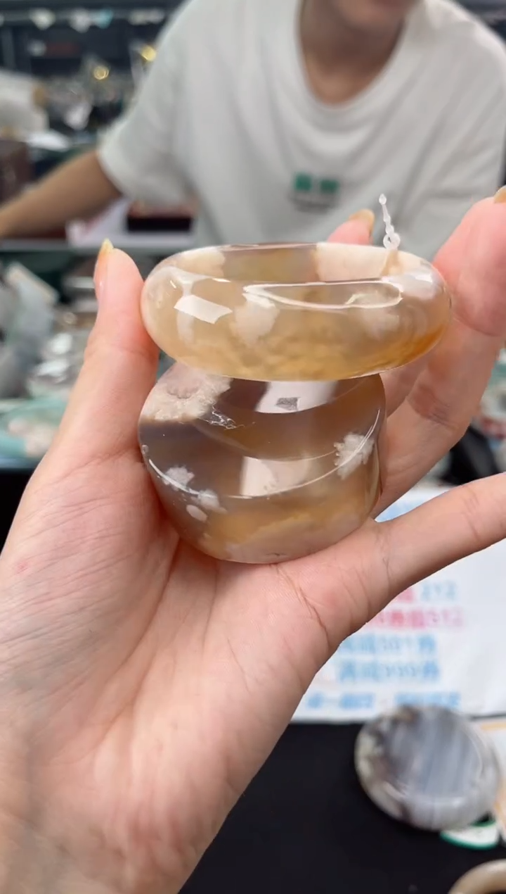 【闪购商品】石英质玉手镯未镶嵌53圈口（赠品镯心）3600010