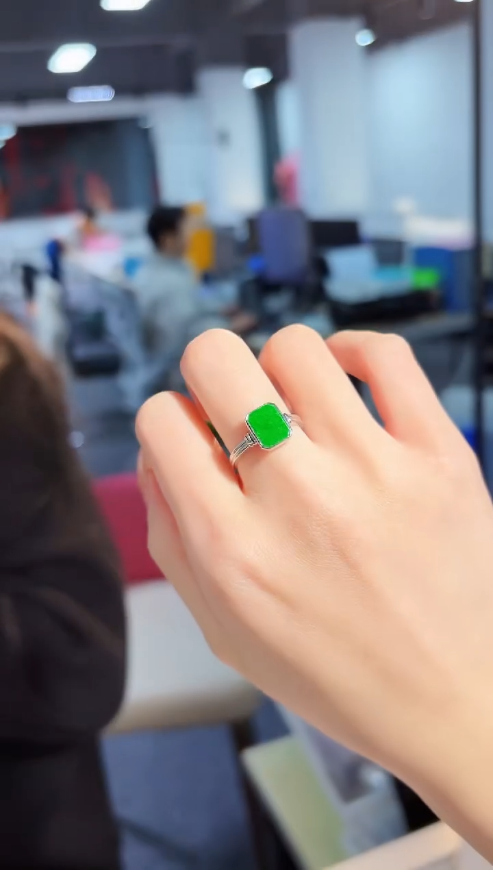 【闪购商品】翡翠戒指未镶嵌缅料A货/支持复检/一件