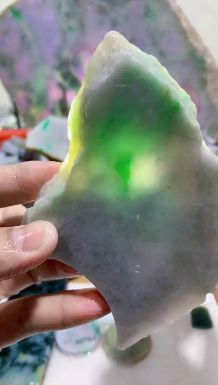 裸石翡翠0蒙0翡翠珠宝236