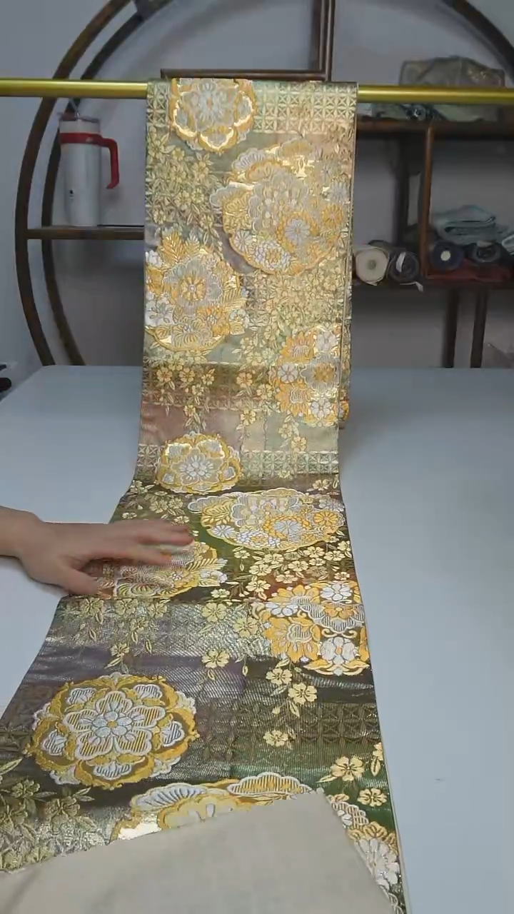 织绣30西阵织六通团花