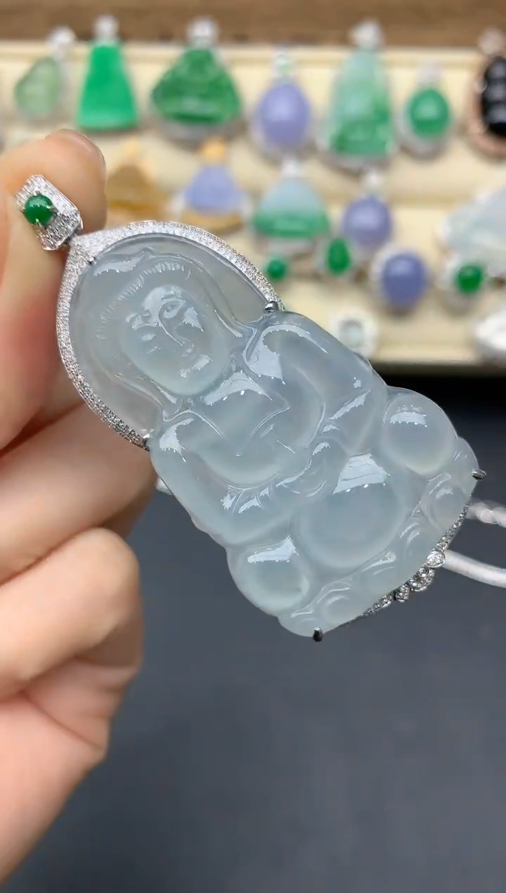 【闪购商品】翡翠颈饰18K金镶嵌573-中国好珍宝