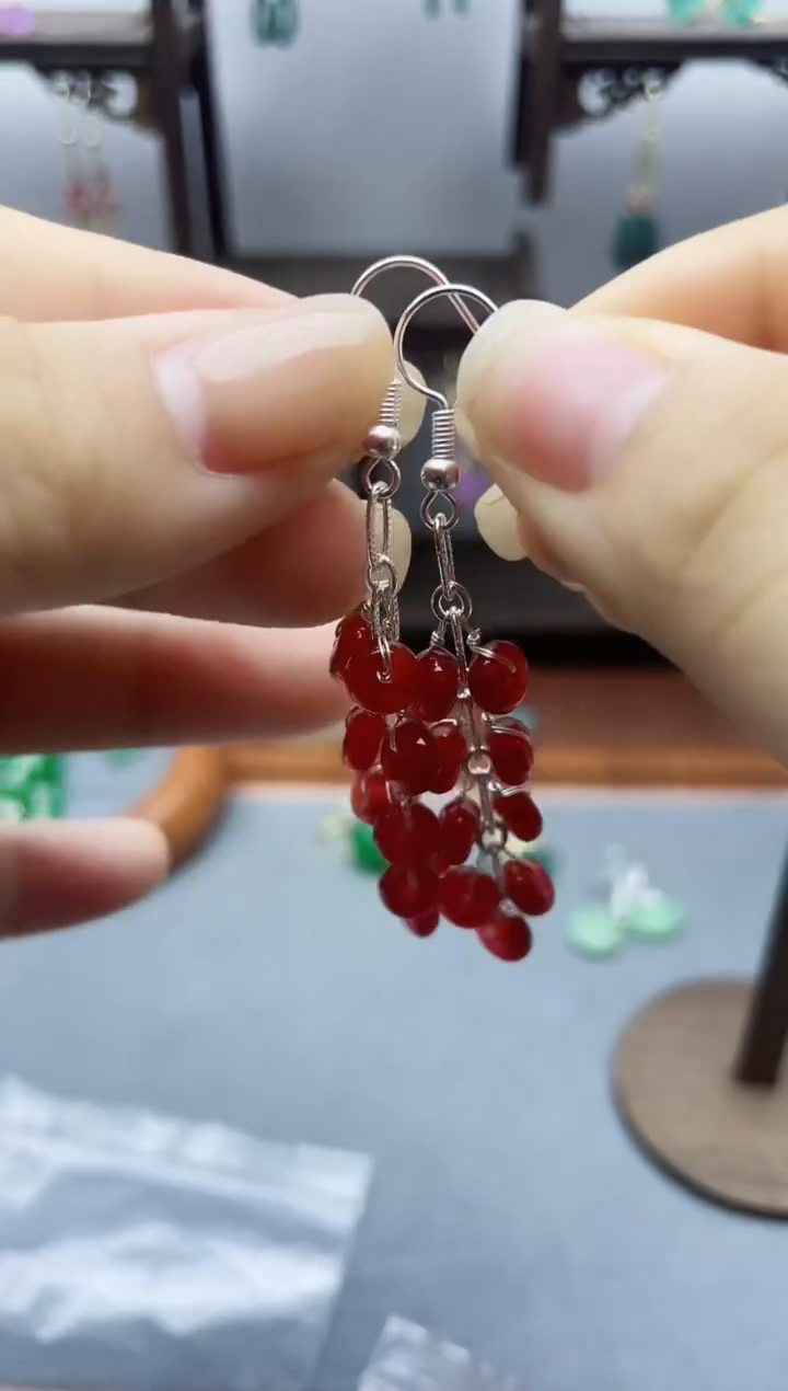 未镶嵌耳饰玛瑙/玉髓813000