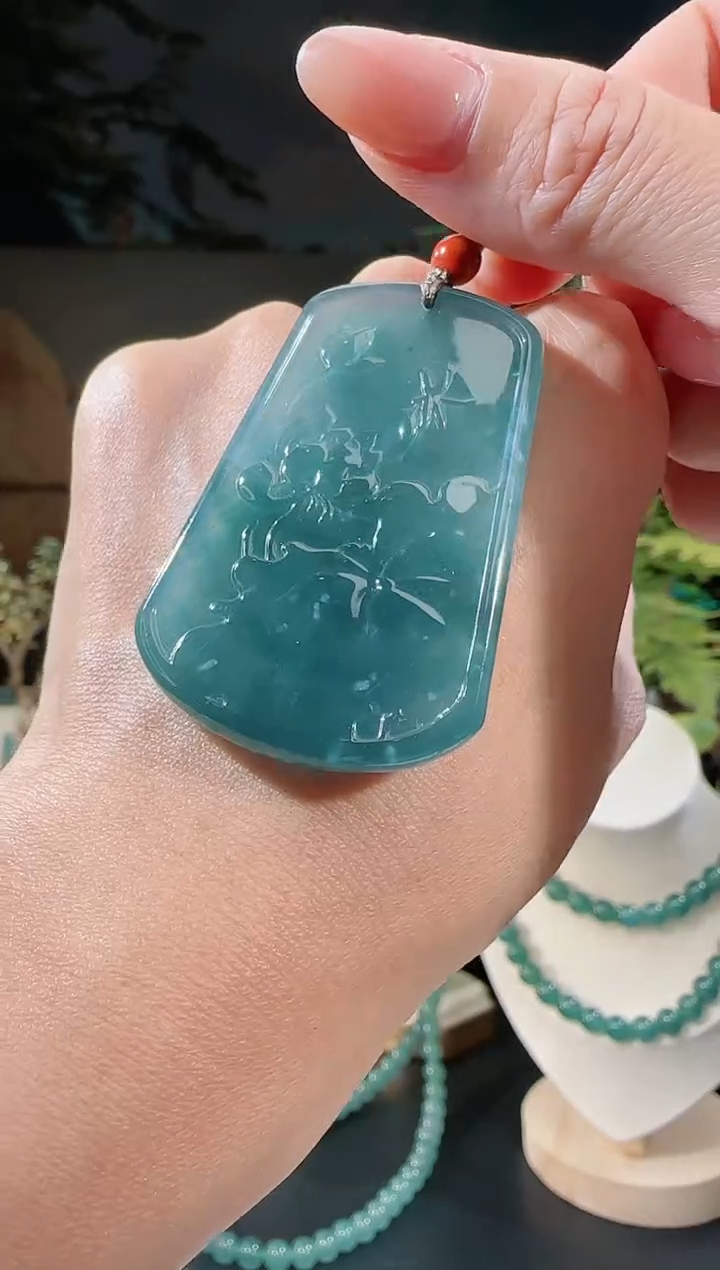 【闪购商品】翡翠吊坠(不含链)未镶嵌仿古牌多样性发一