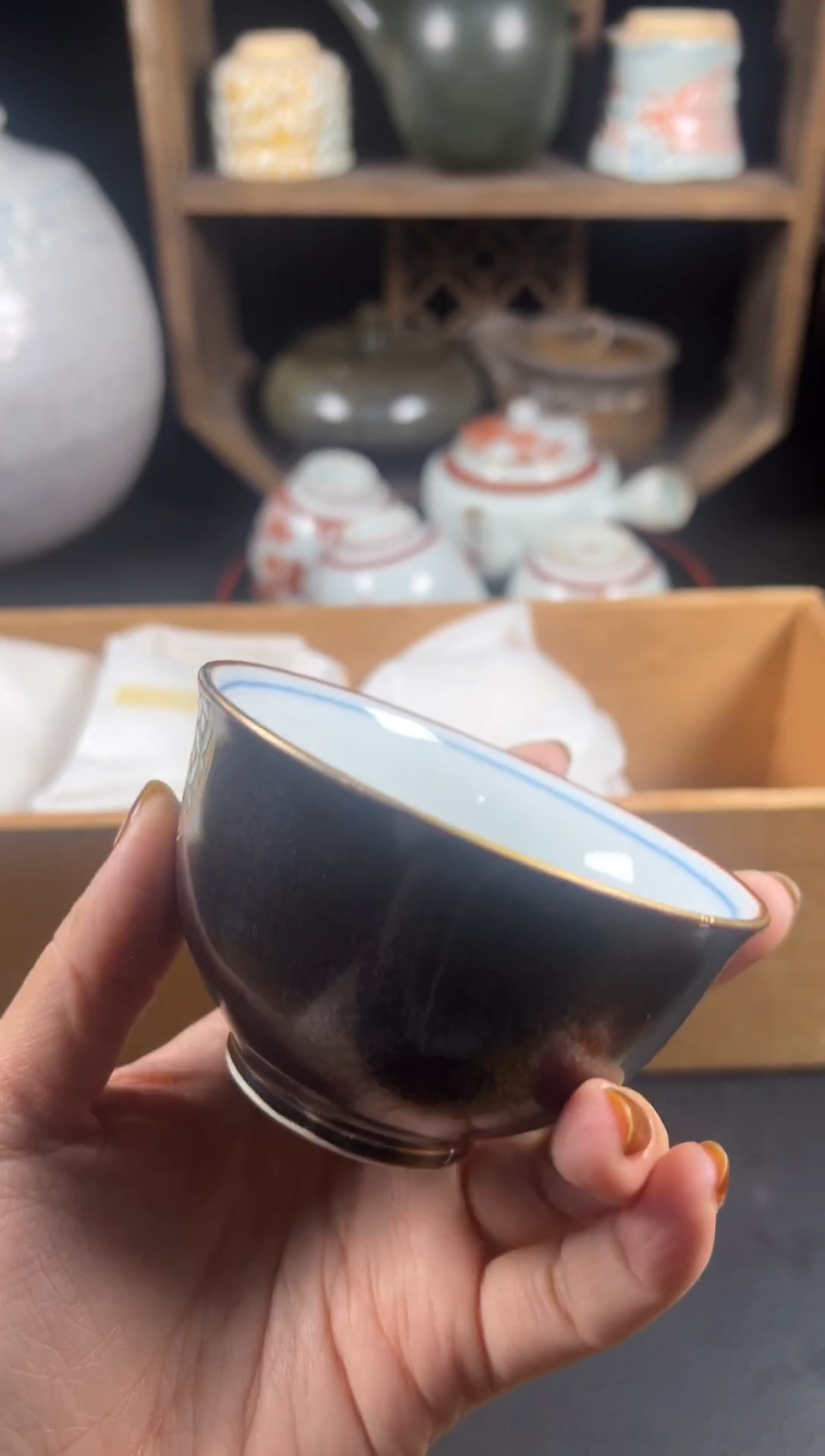 茶道陶瓷茶具套装