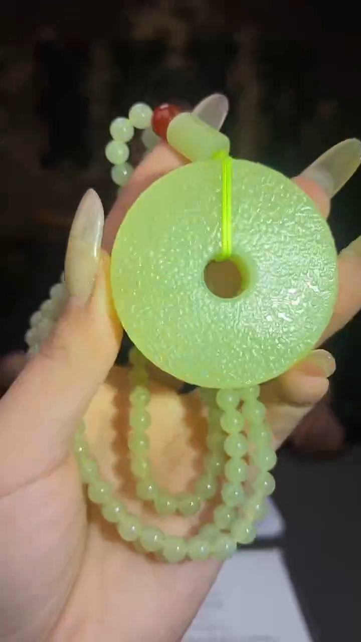 和田玉未镶嵌颈饰C385