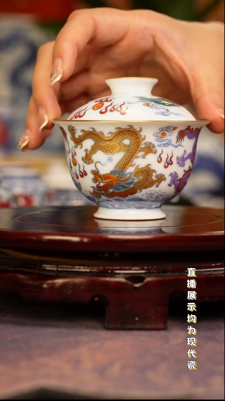 景德镇手工手绘陶瓷杯
