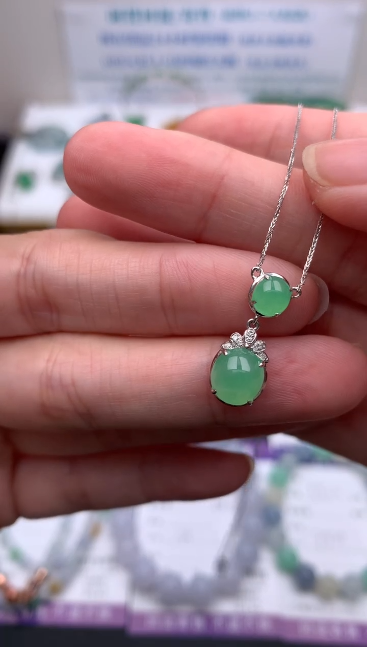 【闪购商品】定制翡翠18K金镶嵌模式推广期24小时鉴赏期