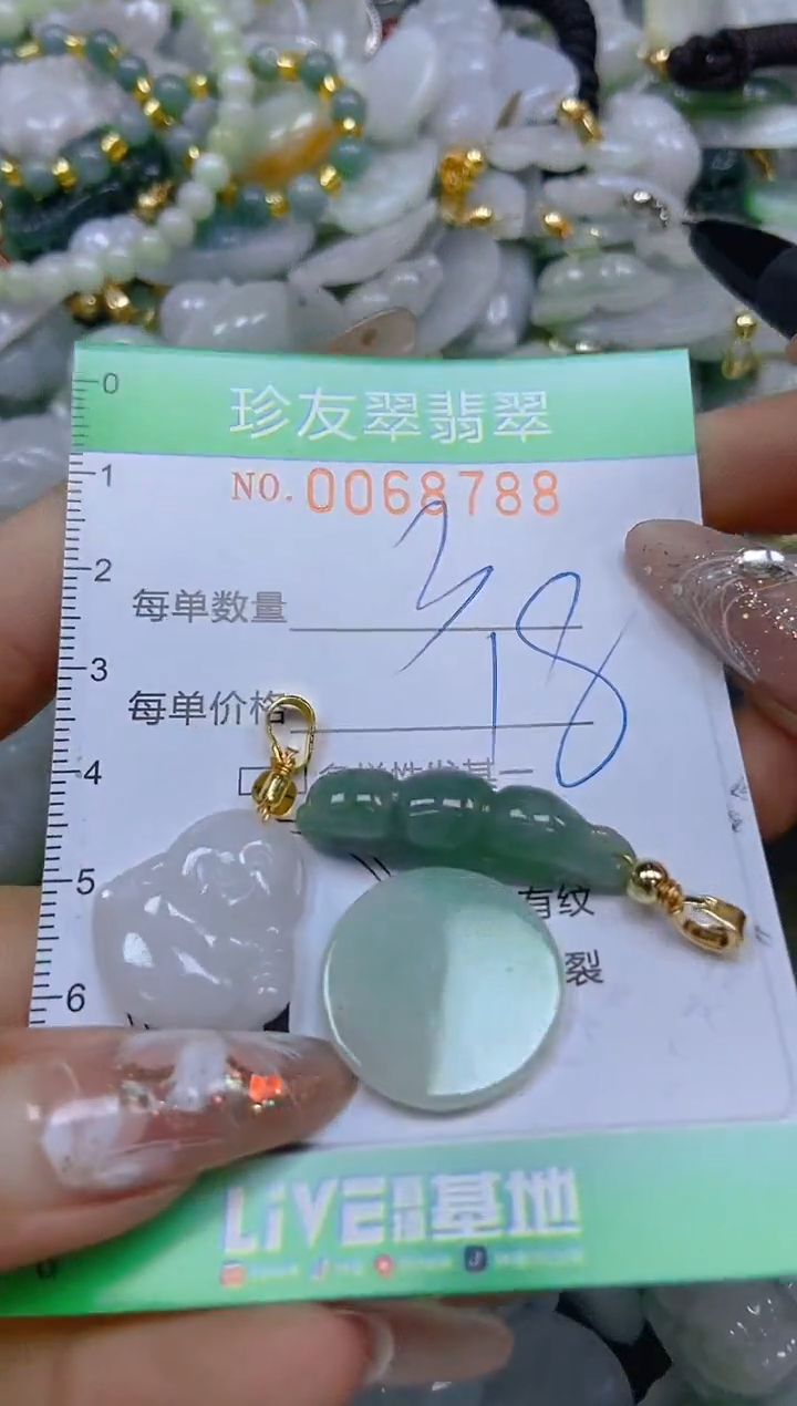 【闪购商品】翡翠颈饰未镶嵌闪购商品0068788