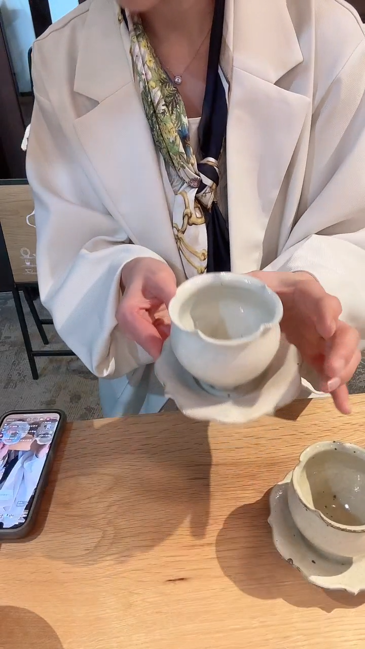 【闪购商品】杯【预售】白花杯*1套(黑点特色随机发)