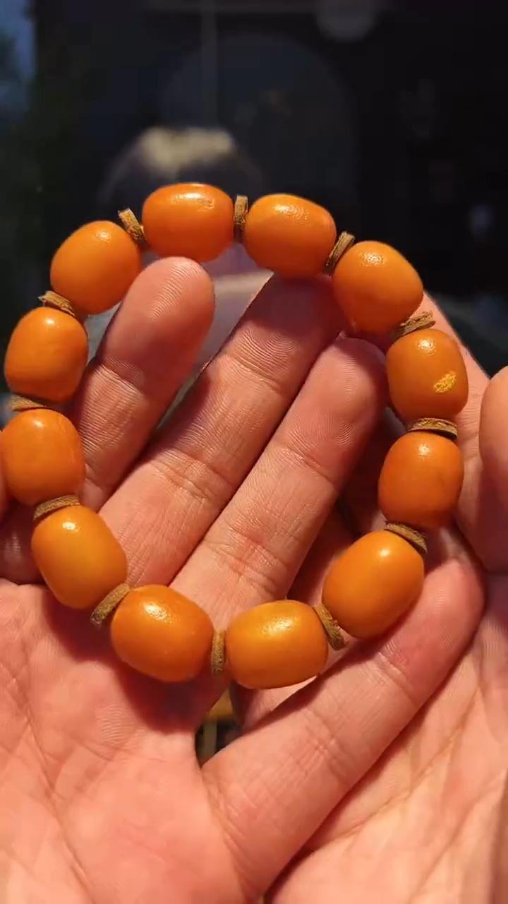 【闪购商品】蜜蜡手串未镶嵌老藏蜡