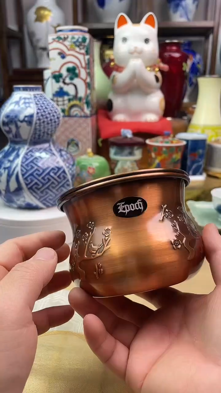 【闪购商品】盘日产铜制建水一一