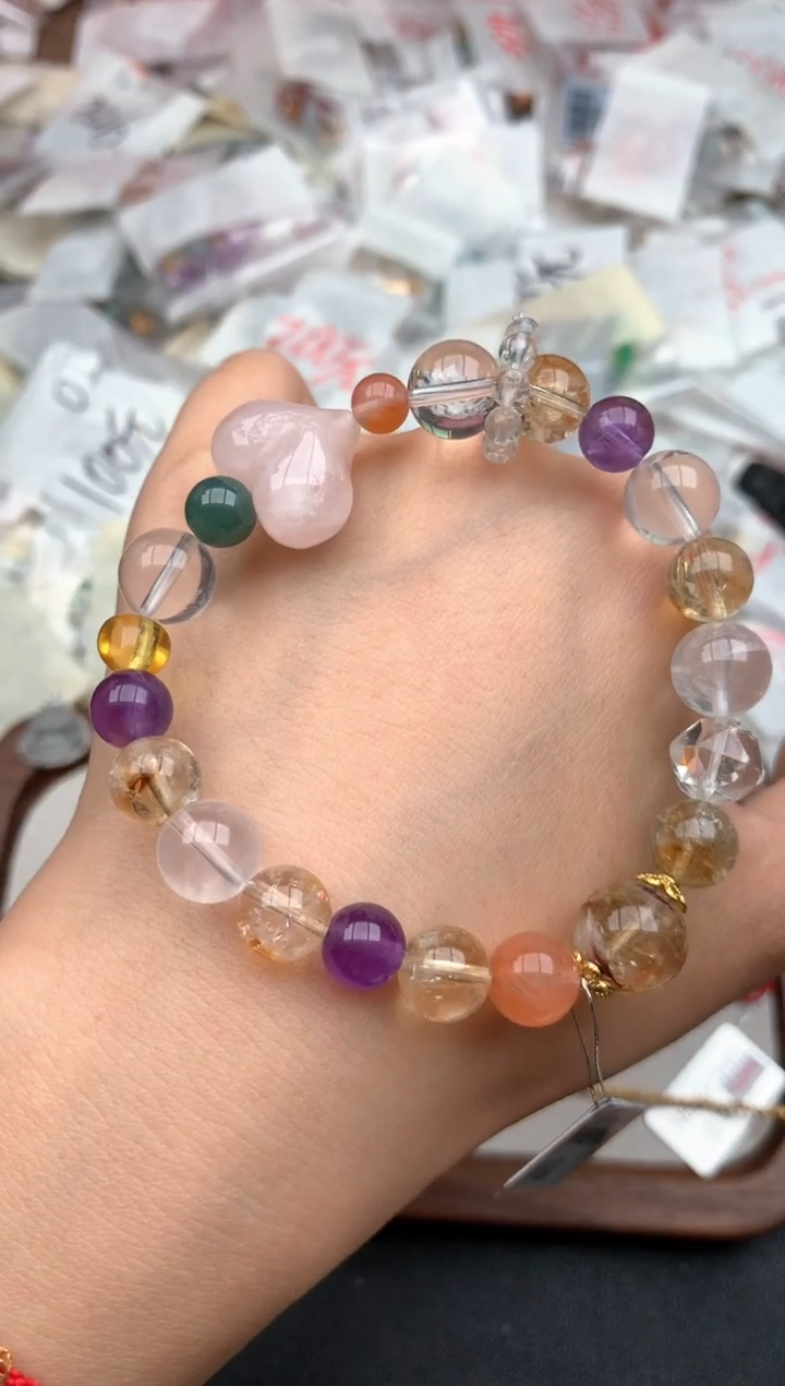 未镶嵌手串水晶一