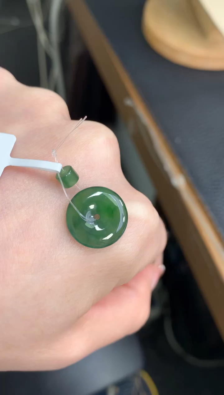 未镶嵌定制翡翠扣子