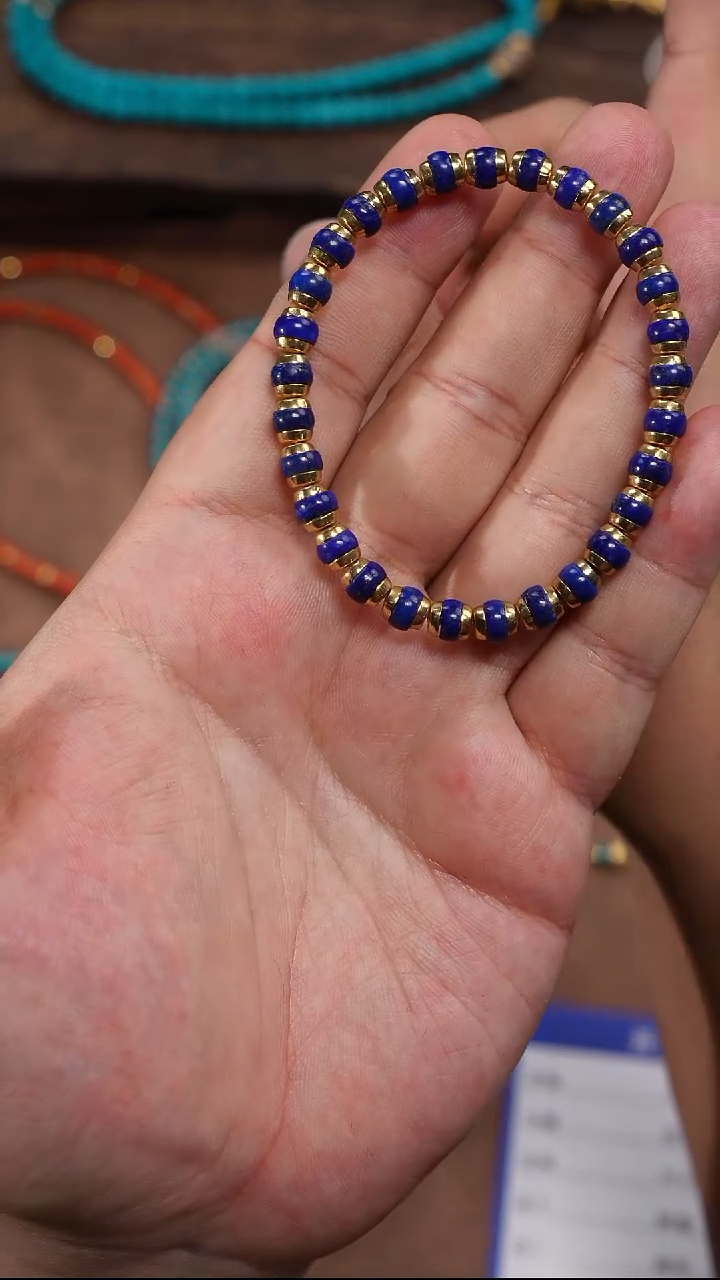 青金石未镶嵌手串青金石手串