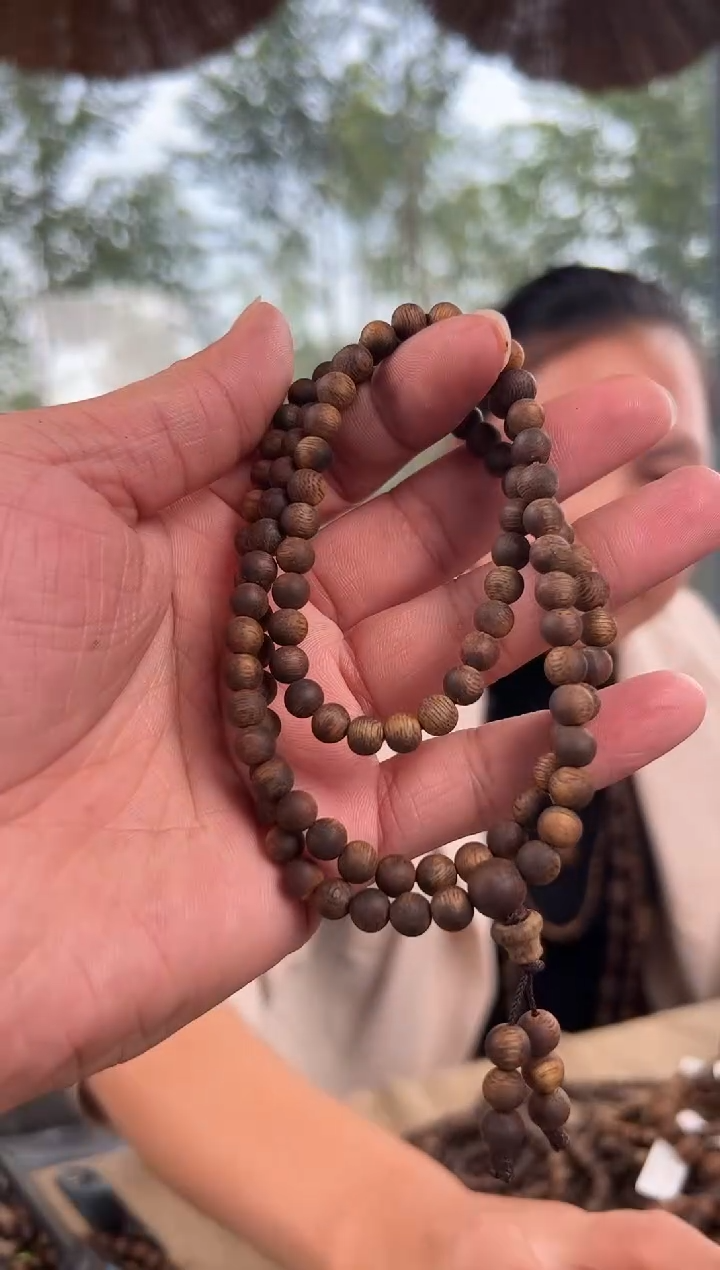 【闪购商品】沉香手串张勺子06圆珠沉水浮保14克多样性发1