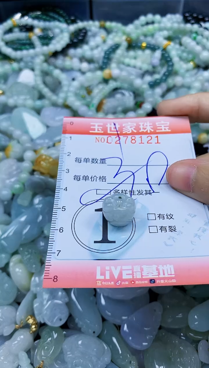 翡翠未镶嵌颈饰闪购0278121多样性发其一