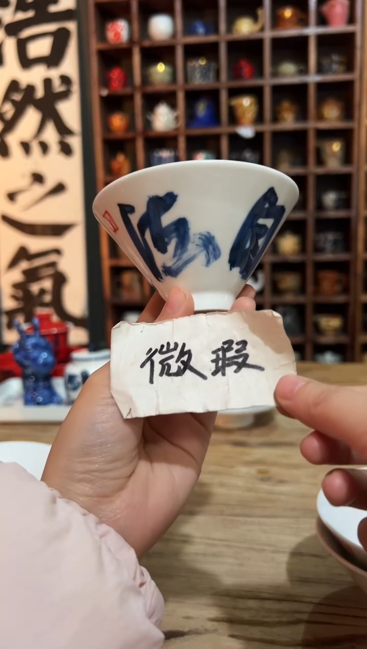 观云听雨原创手绘茶具