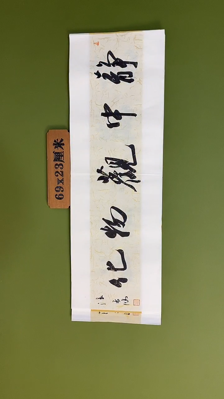 书法书法 张若鸿 尺寸69cm*23cm