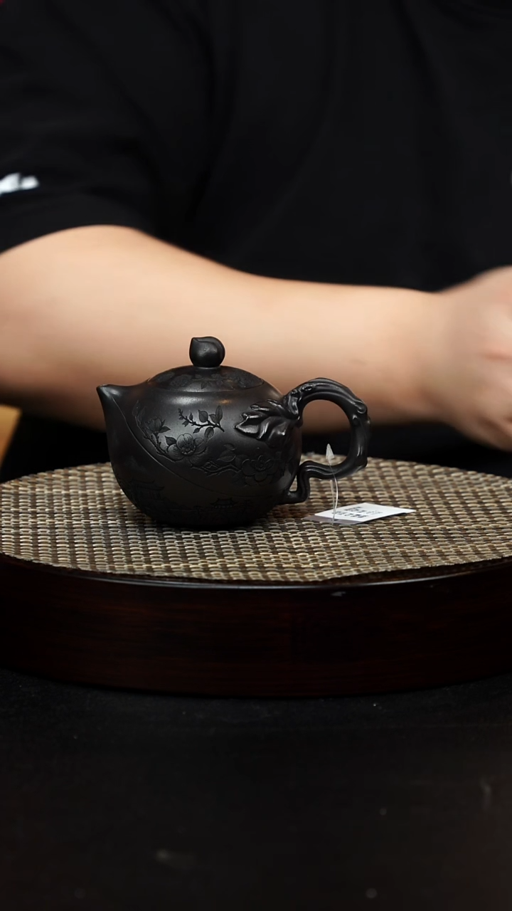 茶壶紫砂宜兴原矿纯手工紫砂 西施 石黄