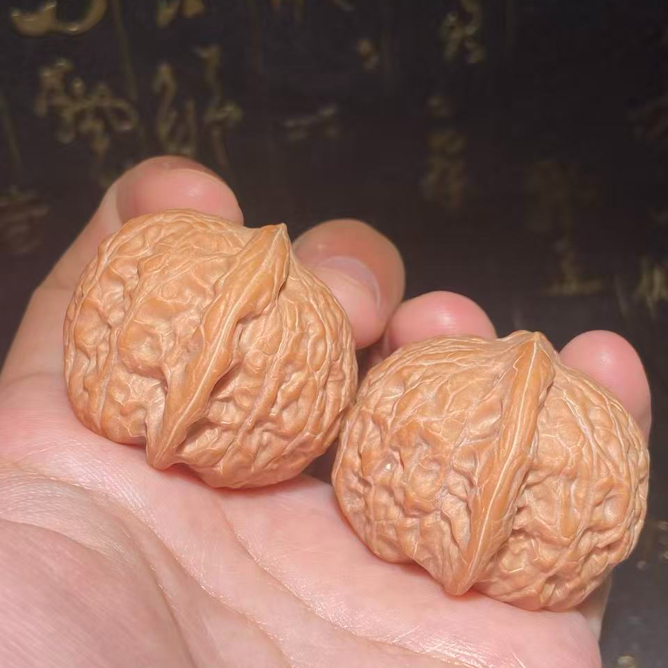 文玩核桃把件乾隆磨边35肚37高31.5