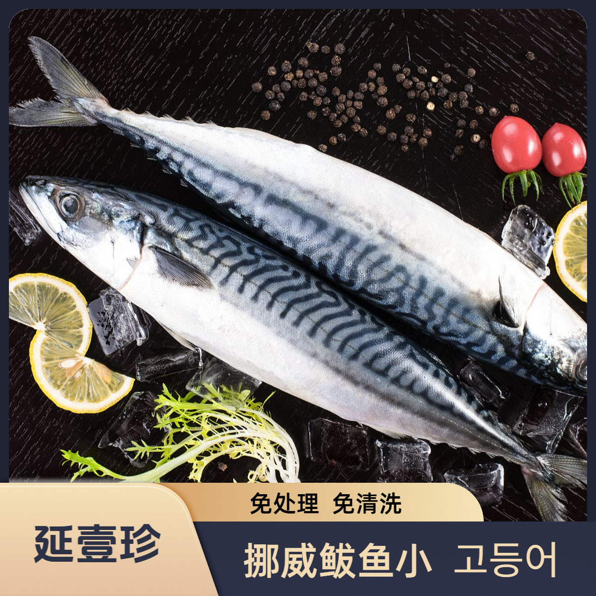 【鲅鱼中】300-400克新鲜挪威青花鱼生鲜海鱼冷冻进口深海鱼大鱼