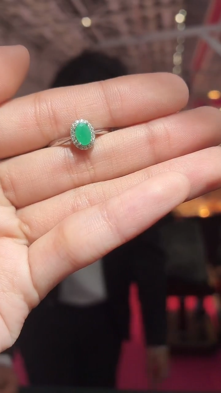 银S925镶嵌其他祖母绿（扎德严选）