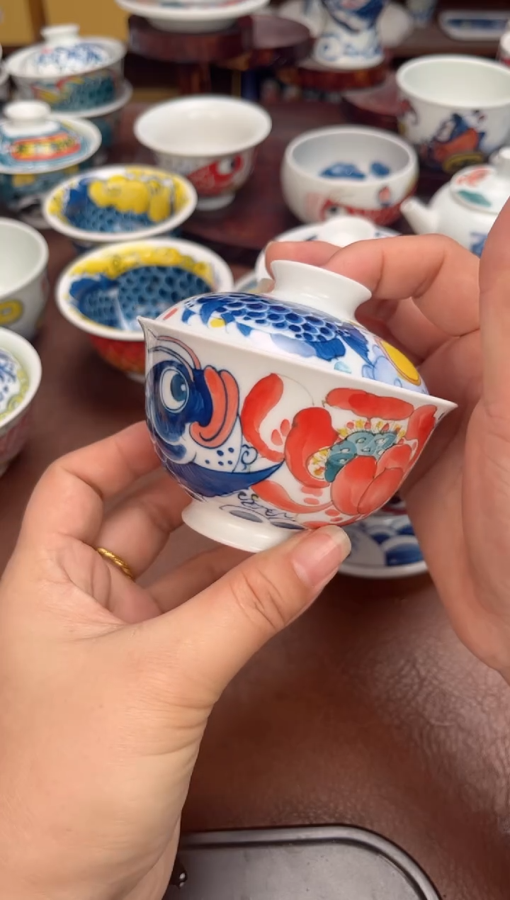 【闪购商品】宠粉福利价        莲年有鱼盖碗