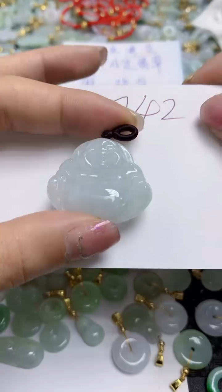 【闪购商品】翡翠颈饰合金天然翡翠A货