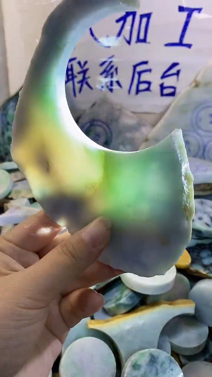 裸石翡翠纯天然A货翡翠214