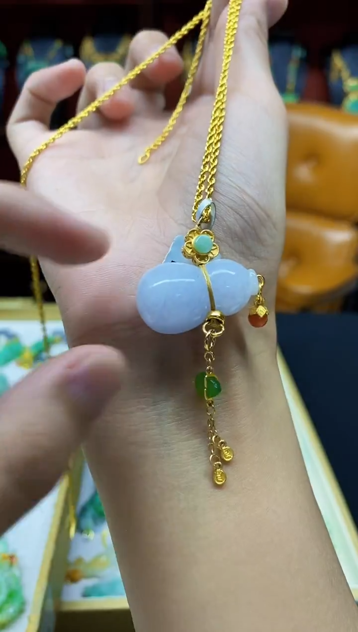 颈饰未镶嵌翡翠翡翠吊坠