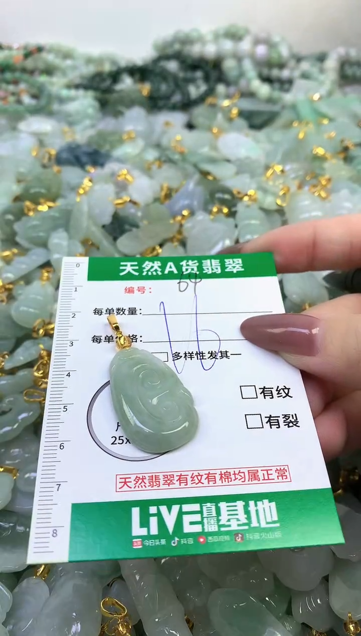 颈饰未镶嵌翡翠纯天然缅甸A货翡翠