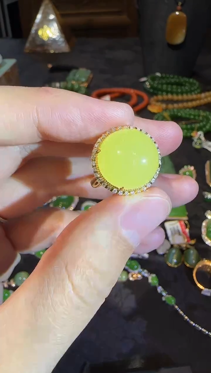 【闪购商品】和田玉戒指未镶嵌1