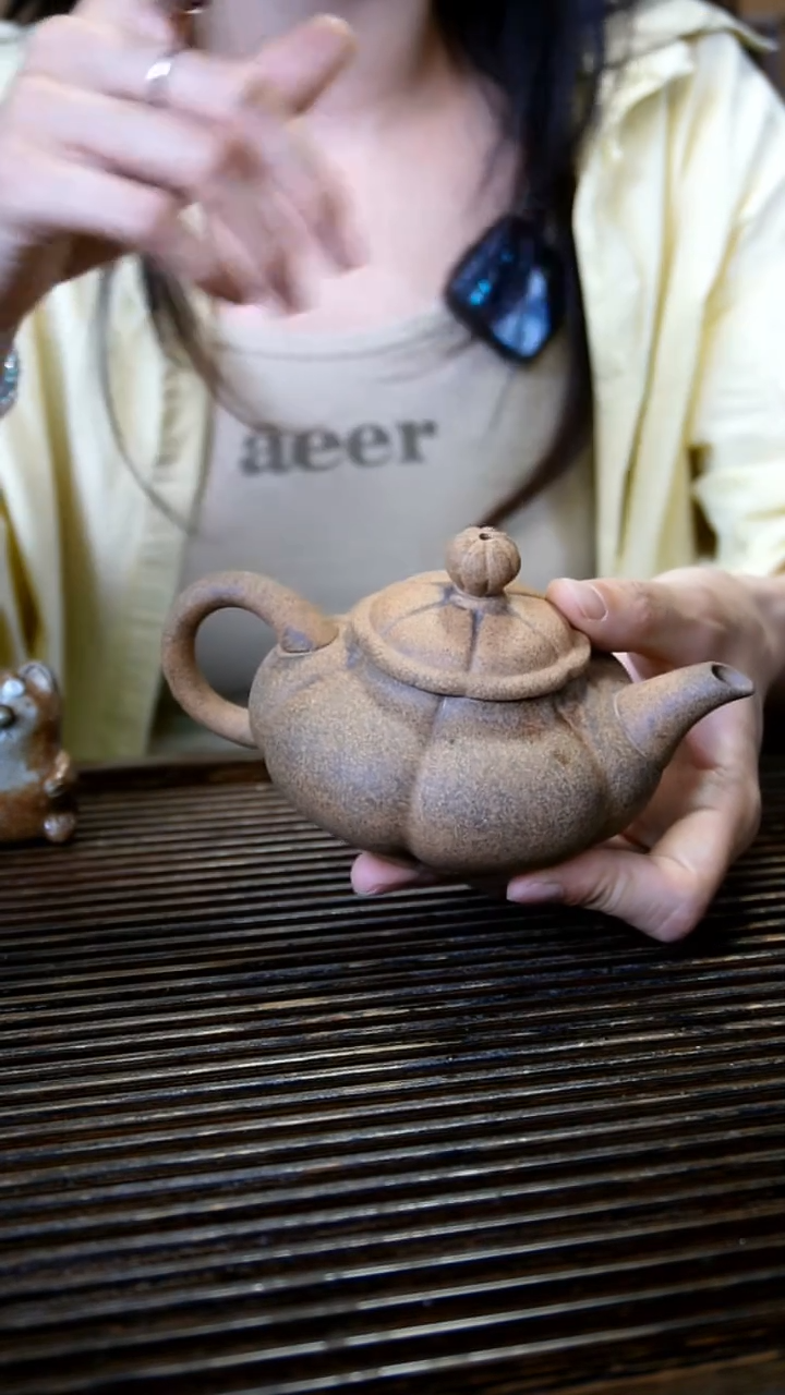 【原矿老岩泥】 黄泥段 翘嘴南瓜壶