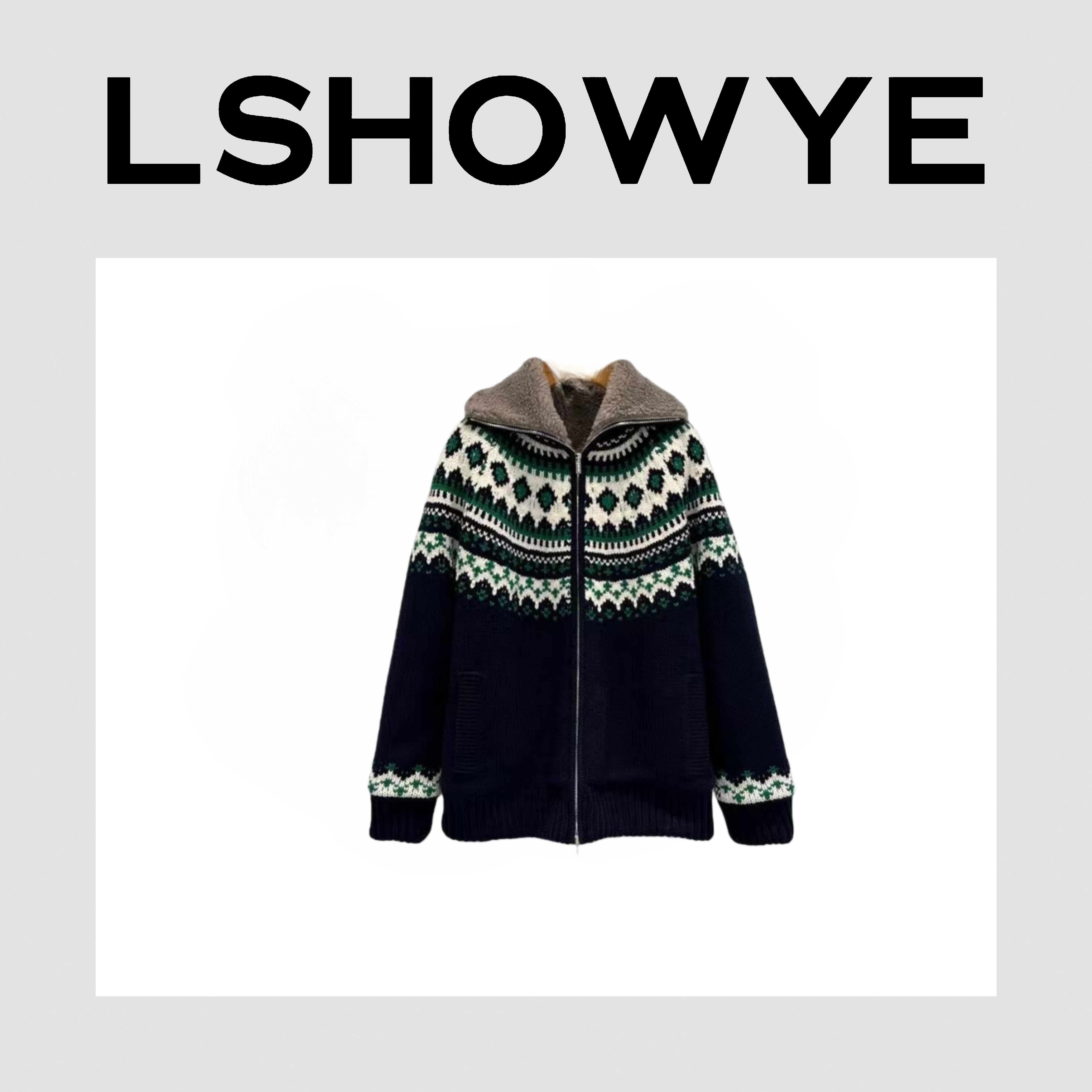 LSHOWYE｜费尔岛外套m5591