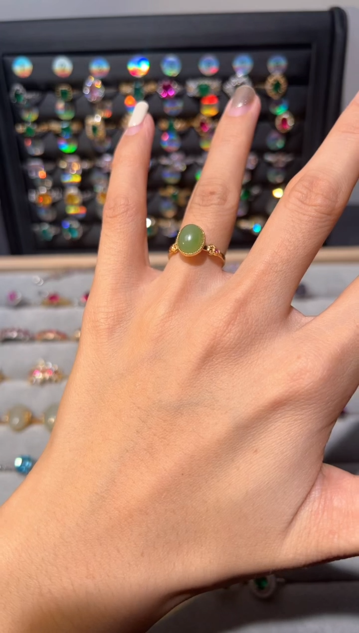 【闪购商品】和田玉戒指未镶嵌00000