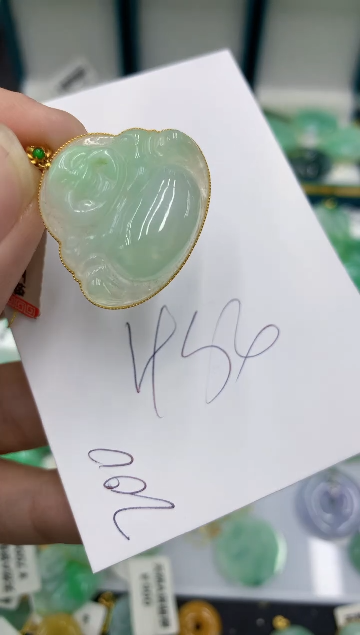 【闪购商品】翡翠颈饰18K金镶嵌号链接1111