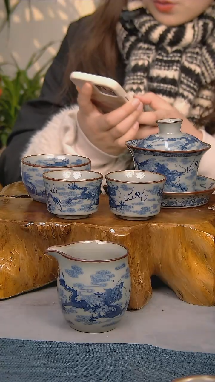 【闪购商品】简装家用款5件套 陶瓷家用茶具系列