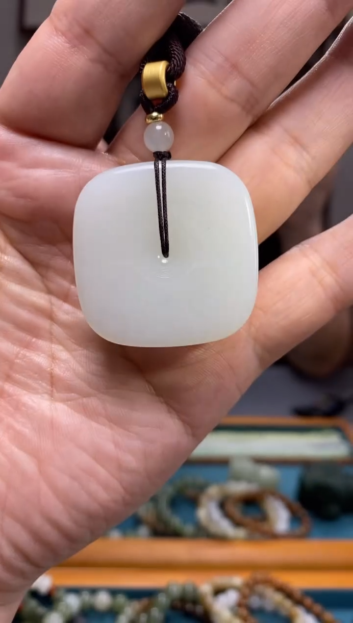 和田玉未镶嵌挂件97