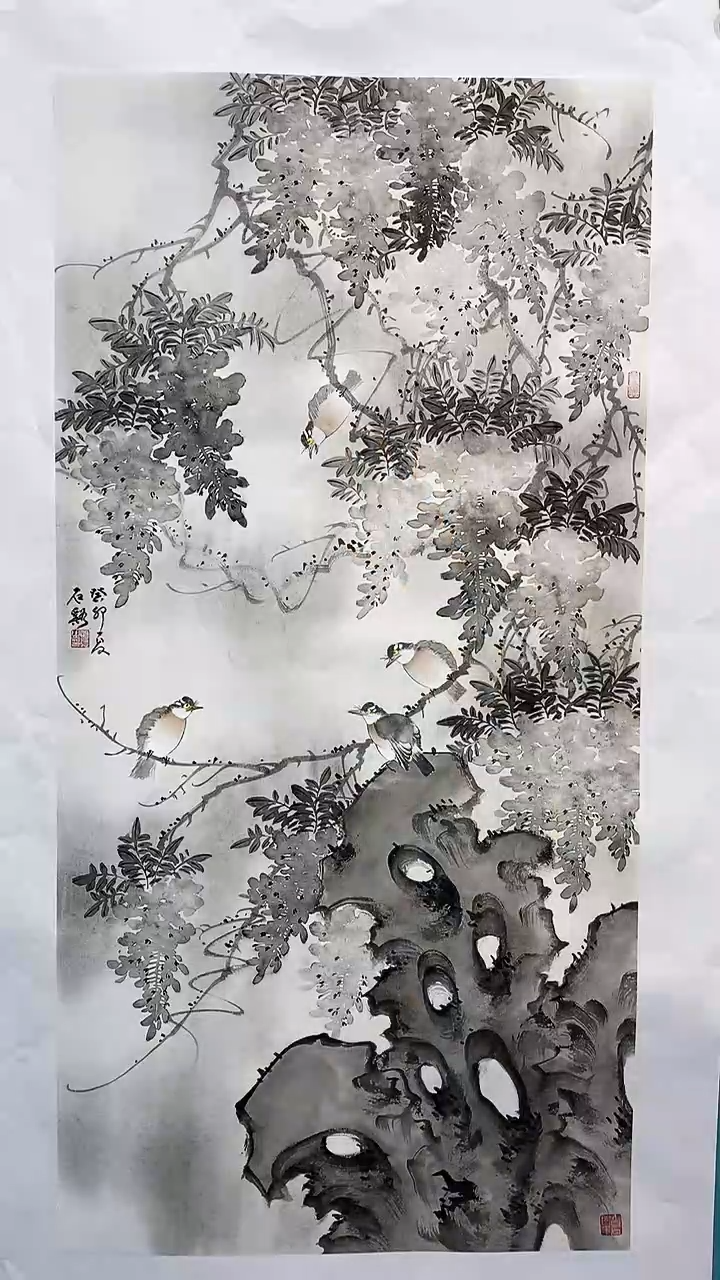 国画国画画都展厅国画作品B16